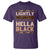 Melanin African Pride T Shirt Lightly Melanated Hella Black Black History