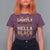 Melanin African Pride T Shirt For Women Lightly Melanated Hella Black Black History
