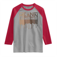 Melanin African Pride Raglan Shirt Made With Melanin Every Shade Slays