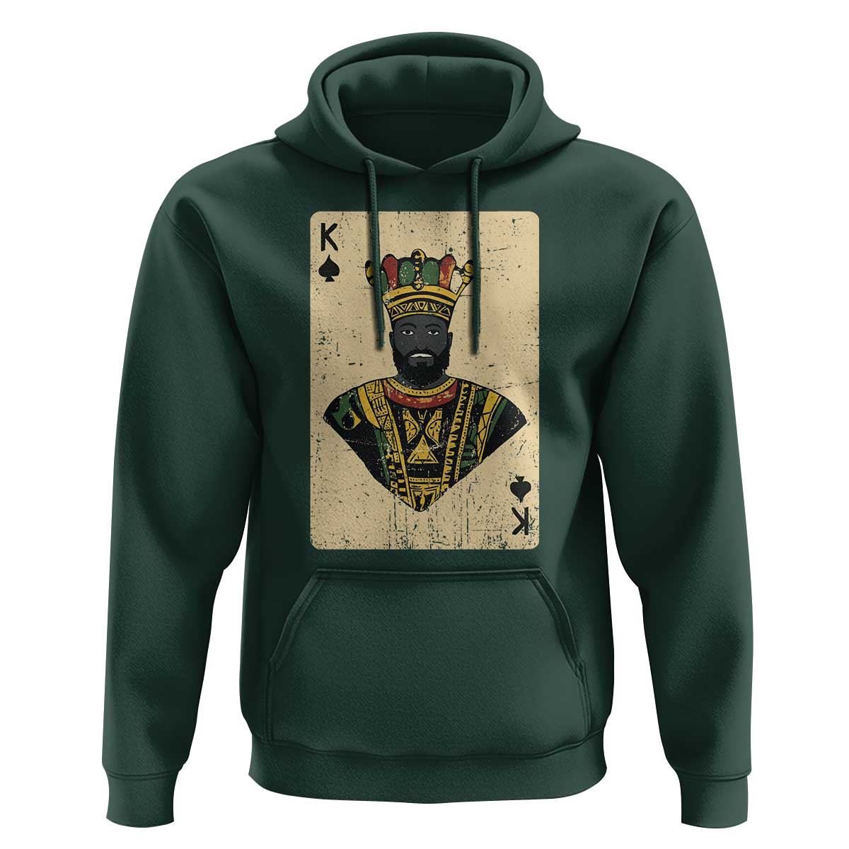 African King Card Black Pride Hoodie