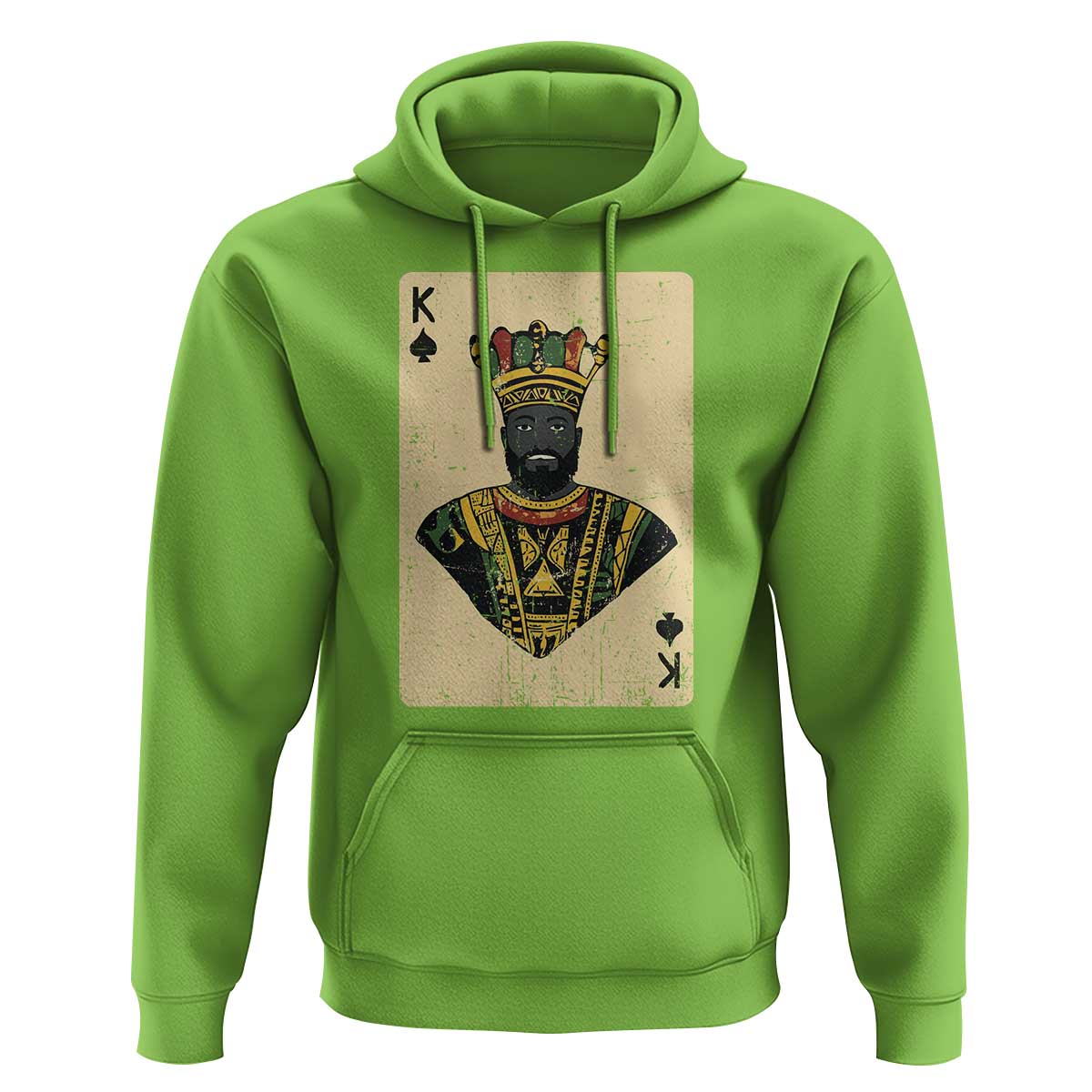 African King Card Black Pride Hoodie