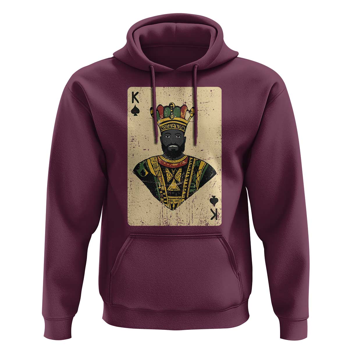 African King Card Black Pride Hoodie