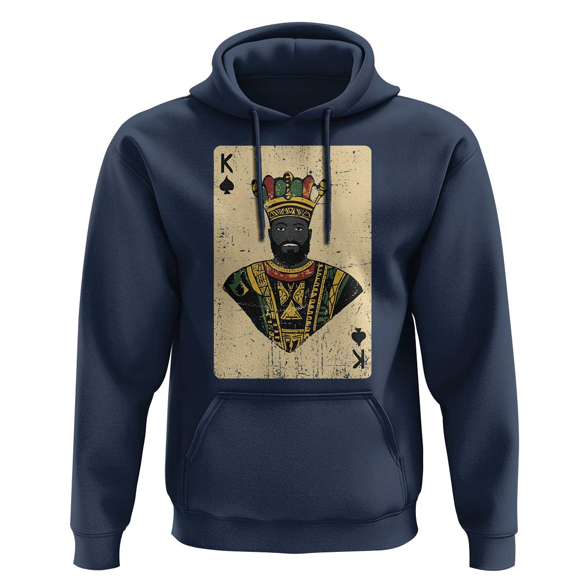 African King Card Black Pride Hoodie
