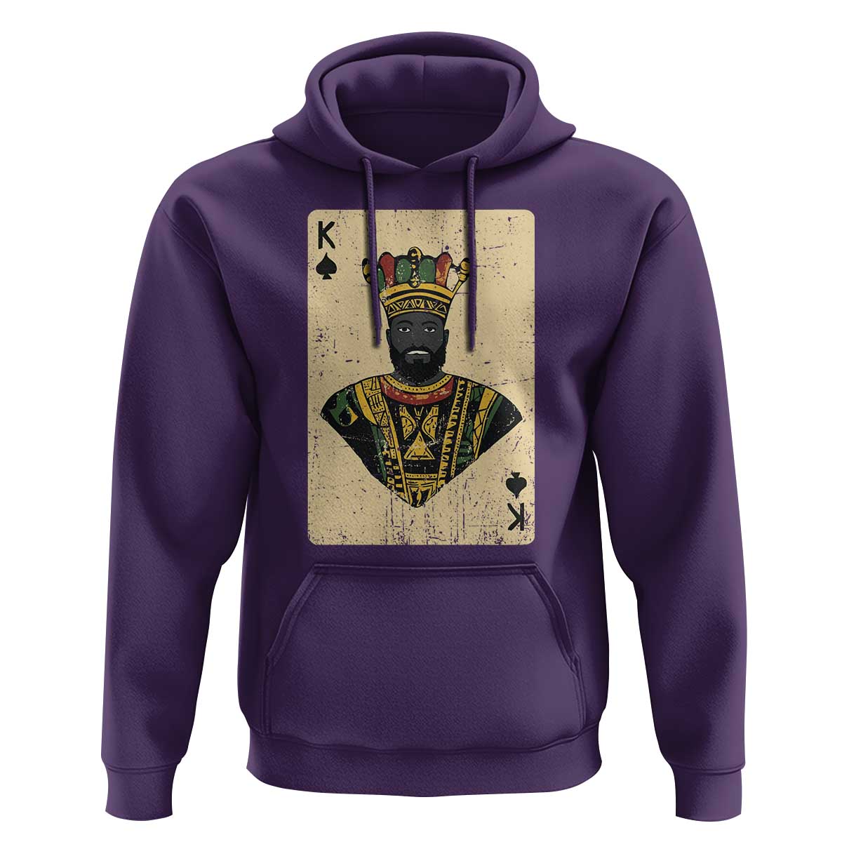 African King Card Black Pride Hoodie