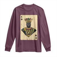 African King Card Black Pride Long Sleeve Shirt