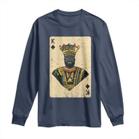 African King Card Black Pride Long Sleeve Shirt