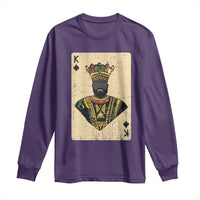 African King Card Black Pride Long Sleeve Shirt