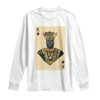 African King Card Black Pride Long Sleeve Shirt