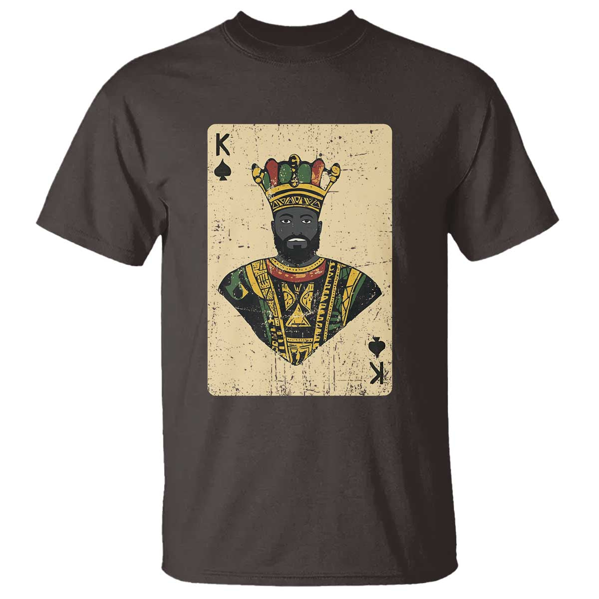 African King Card Black Pride T Shirt