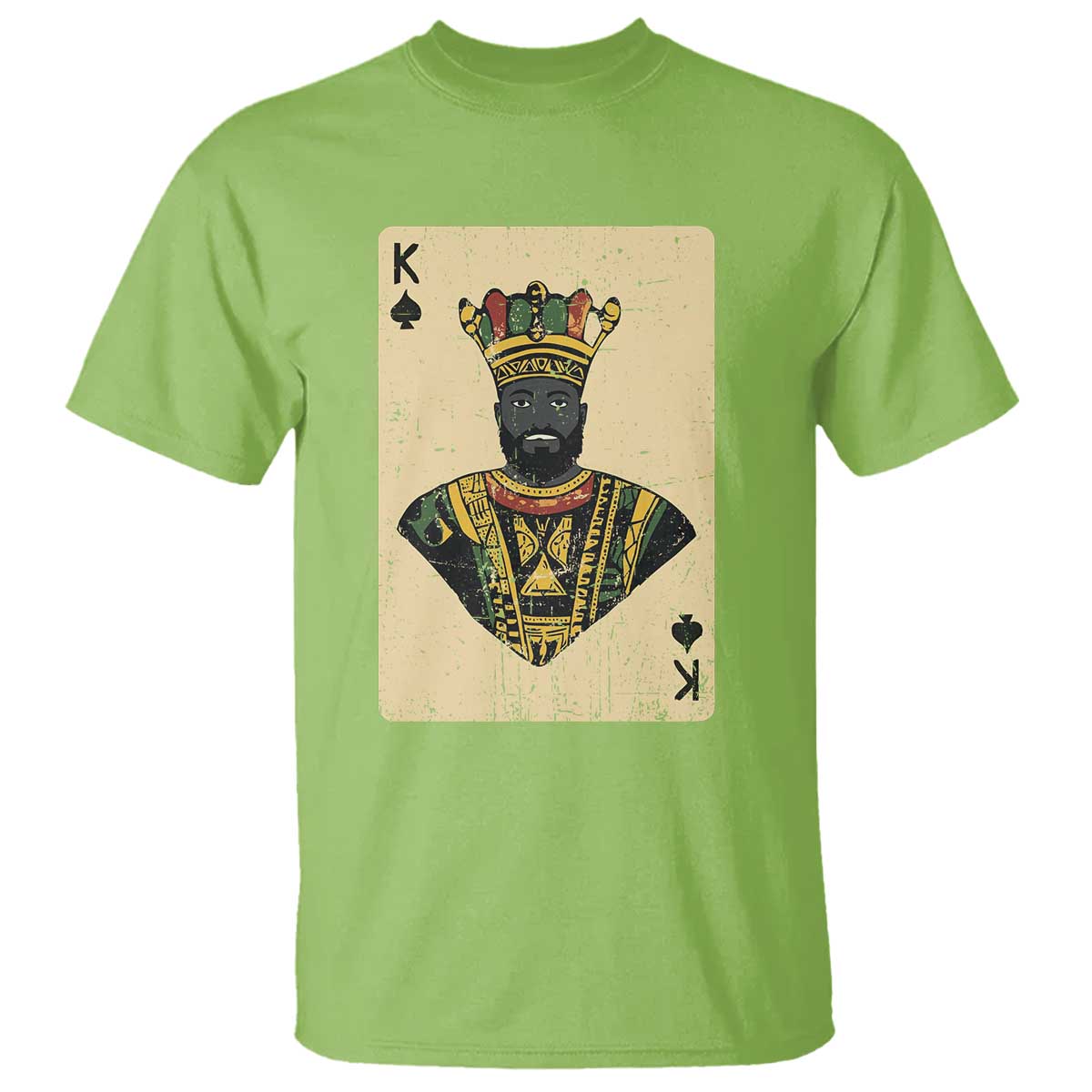African King Card Black Pride T Shirt