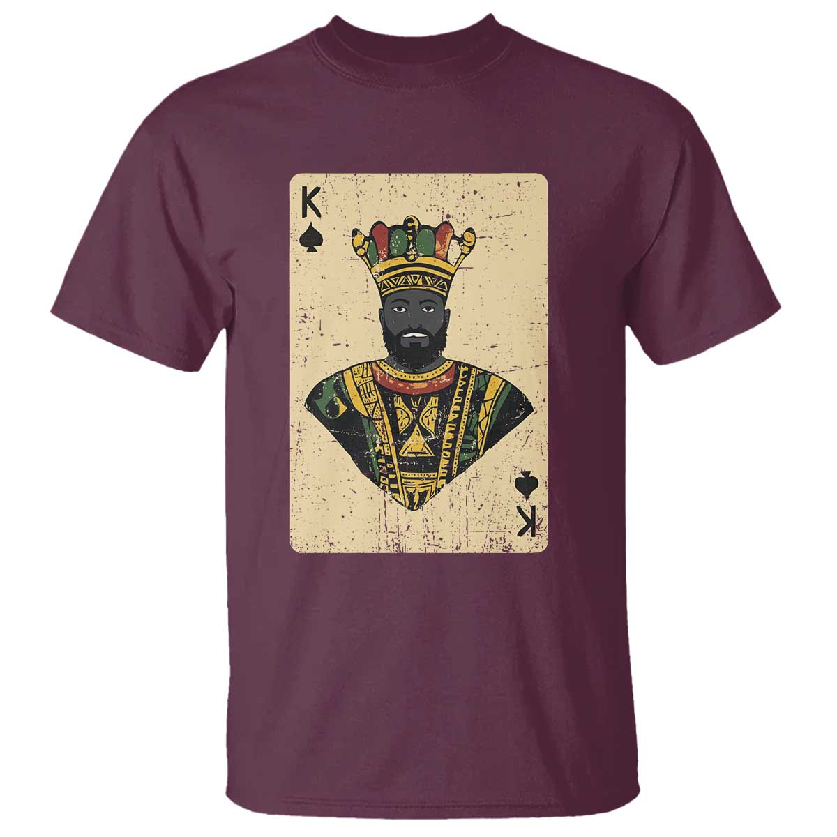 African King Card Black Pride T Shirt
