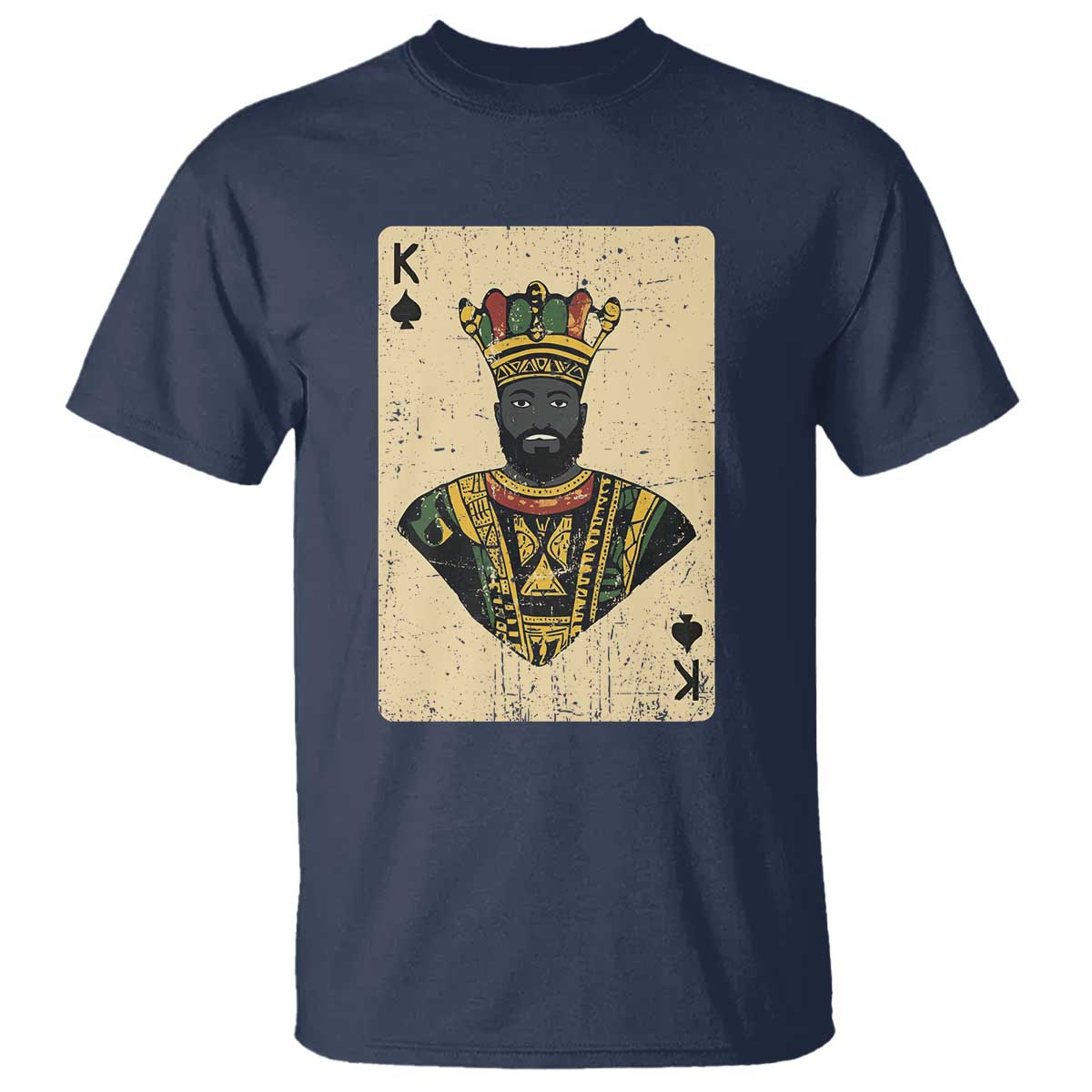 African King Card Black Pride T Shirt