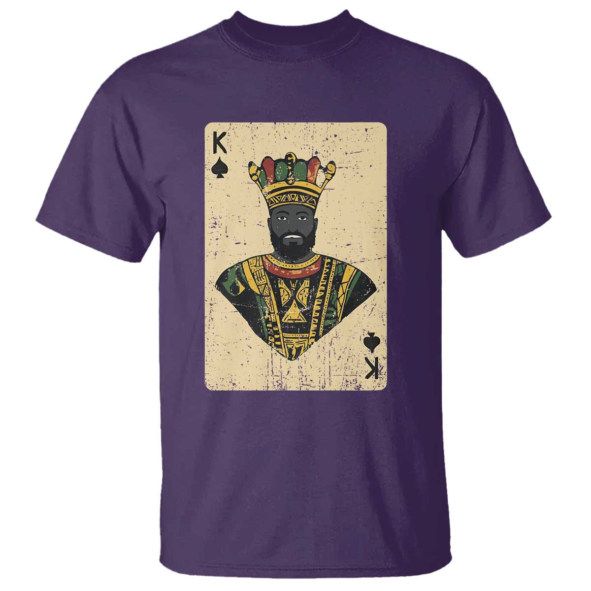 African King Card Black Pride T Shirt