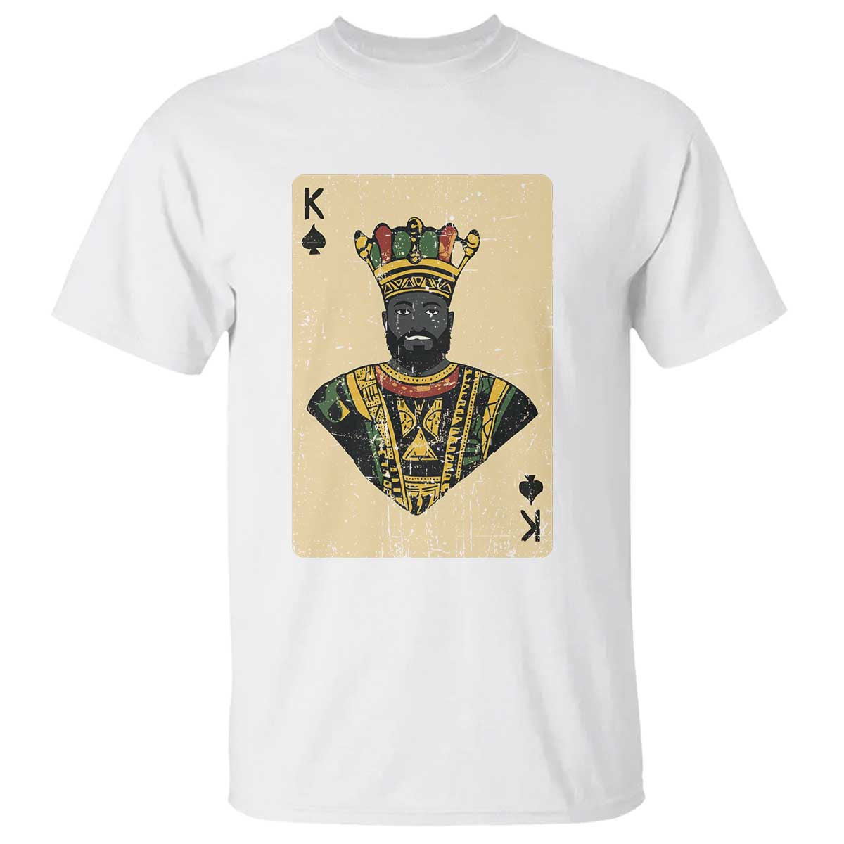 African King Card Black Pride T Shirt
