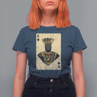 African King Card Black Pride T Shirt For Women