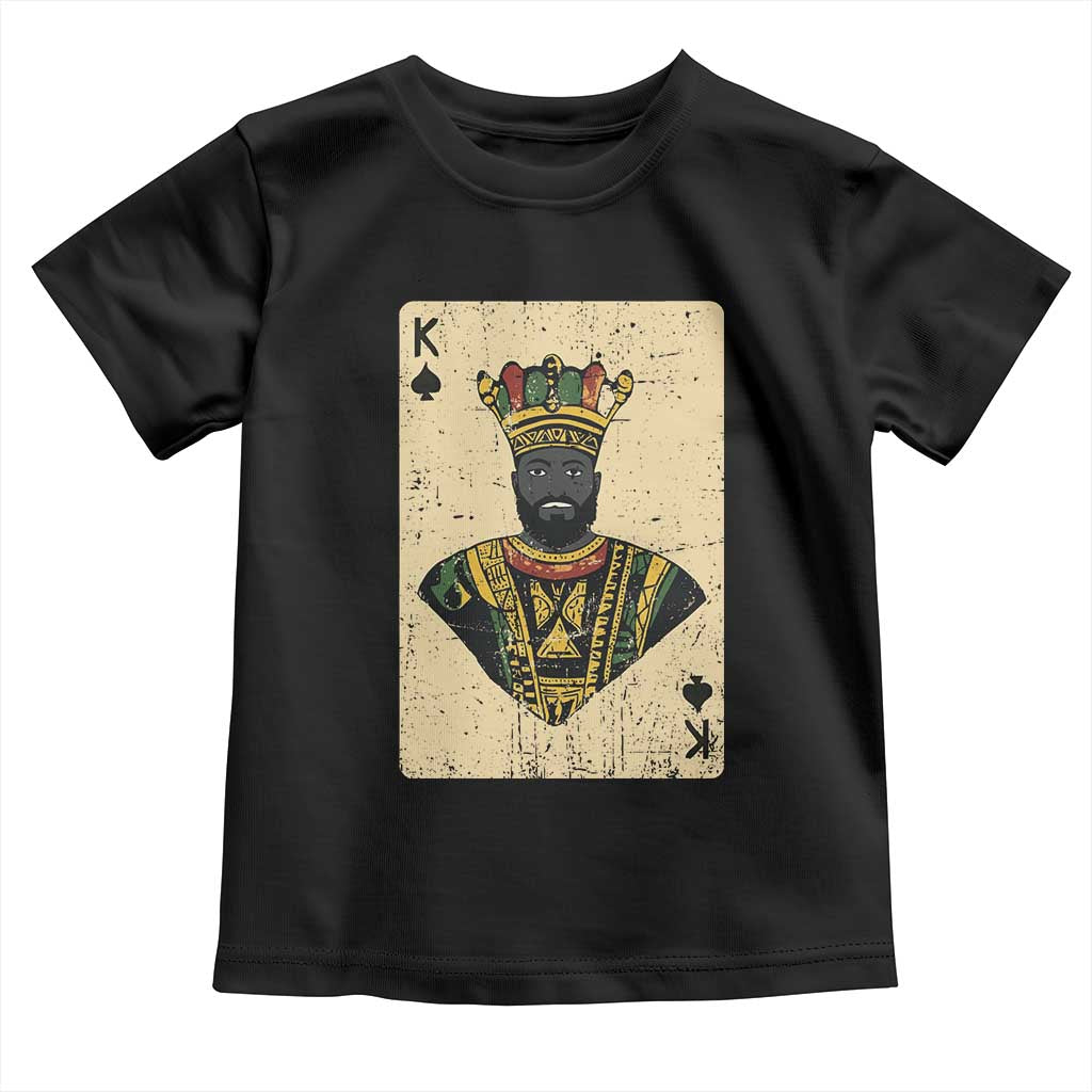 African King Card Black Pride Toddler T Shirt