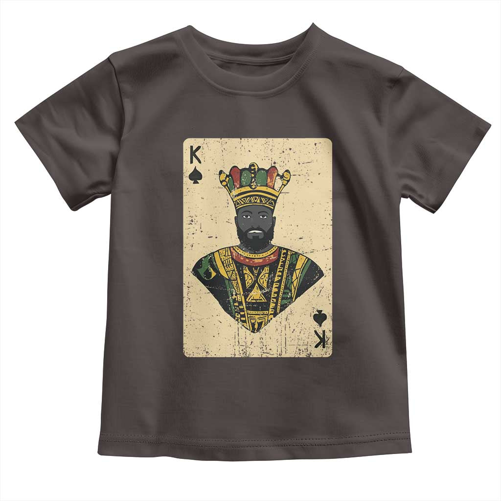 African King Card Black Pride Toddler T Shirt