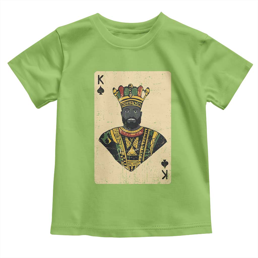 African King Card Black Pride Toddler T Shirt