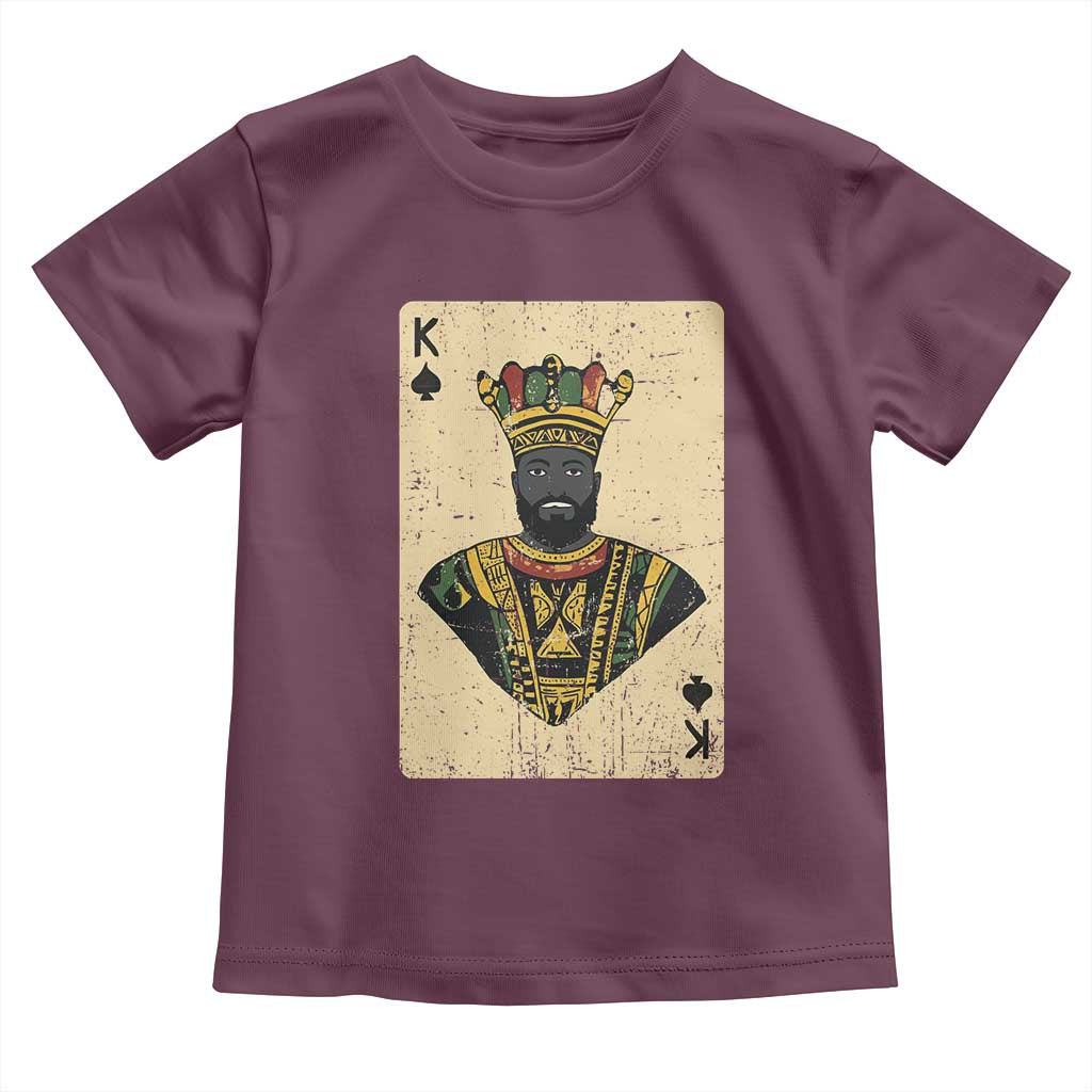 African King Card Black Pride Toddler T Shirt