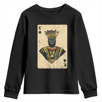 African King Card Black Pride Youth Sweatshirt