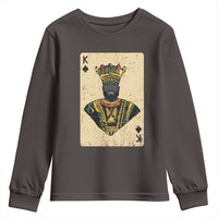 African King Card Black Pride Youth Sweatshirt