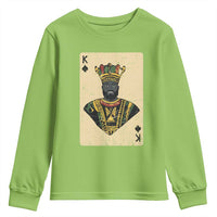 African King Card Black Pride Youth Sweatshirt