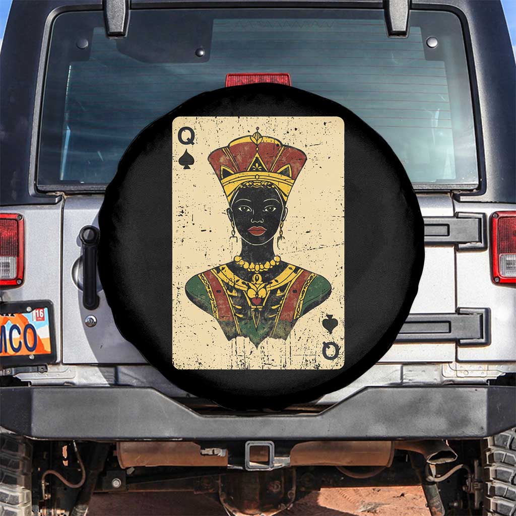 African Queen Card Black Pride Spare Tire Cover