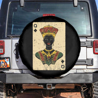 African Queen Card Black Pride Spare Tire Cover