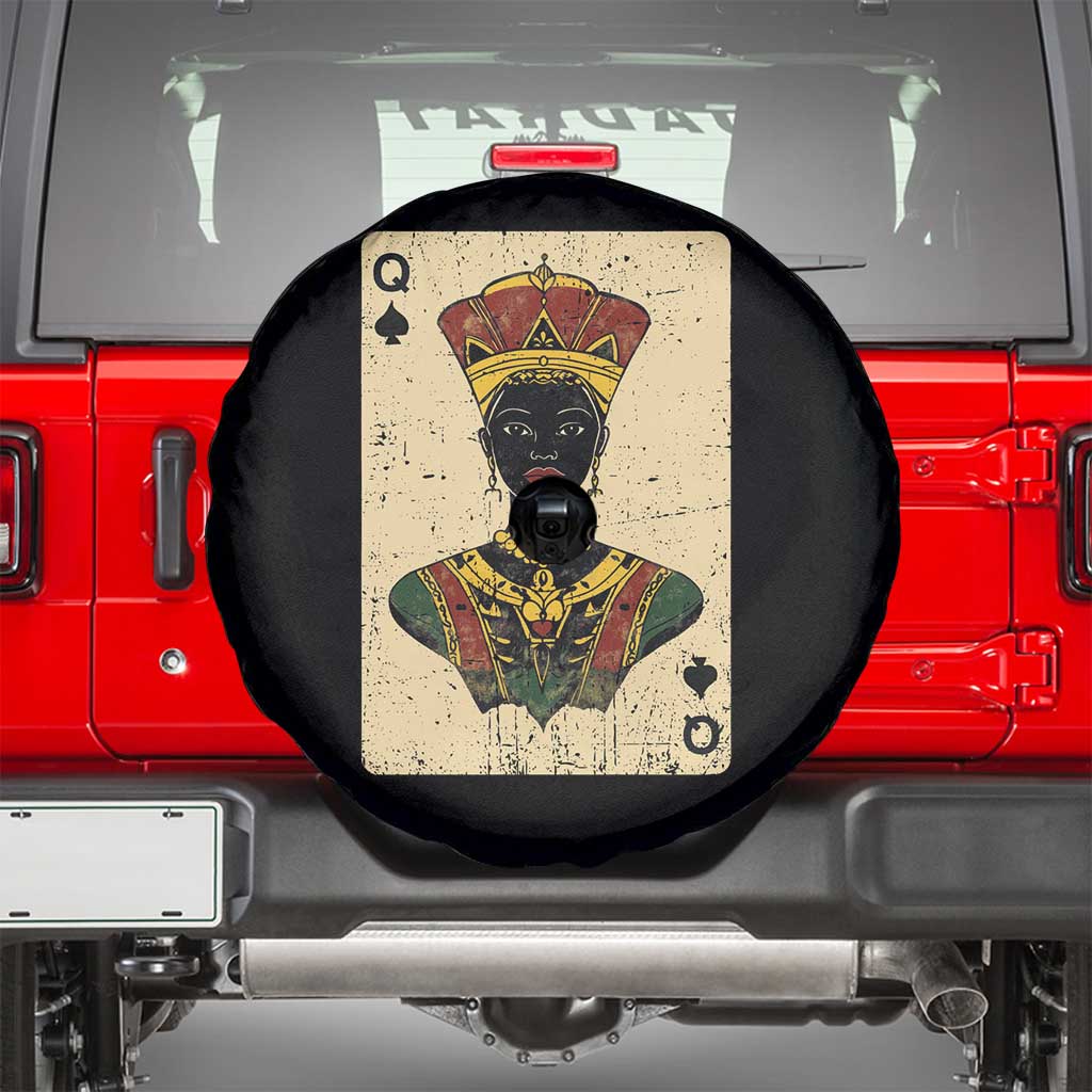 African Queen Card Black Pride Spare Tire Cover