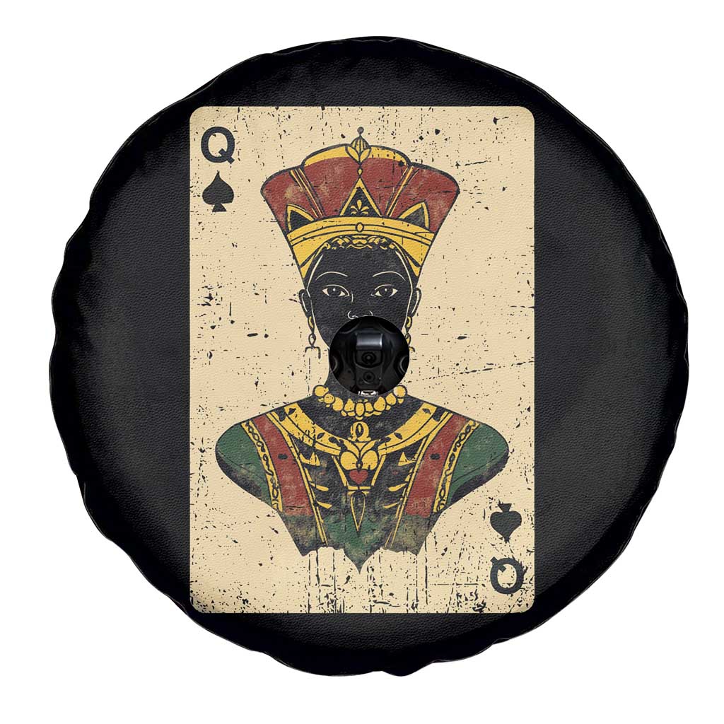 African Queen Card Black Pride Spare Tire Cover
