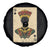 African Queen Card Black Pride Spare Tire Cover