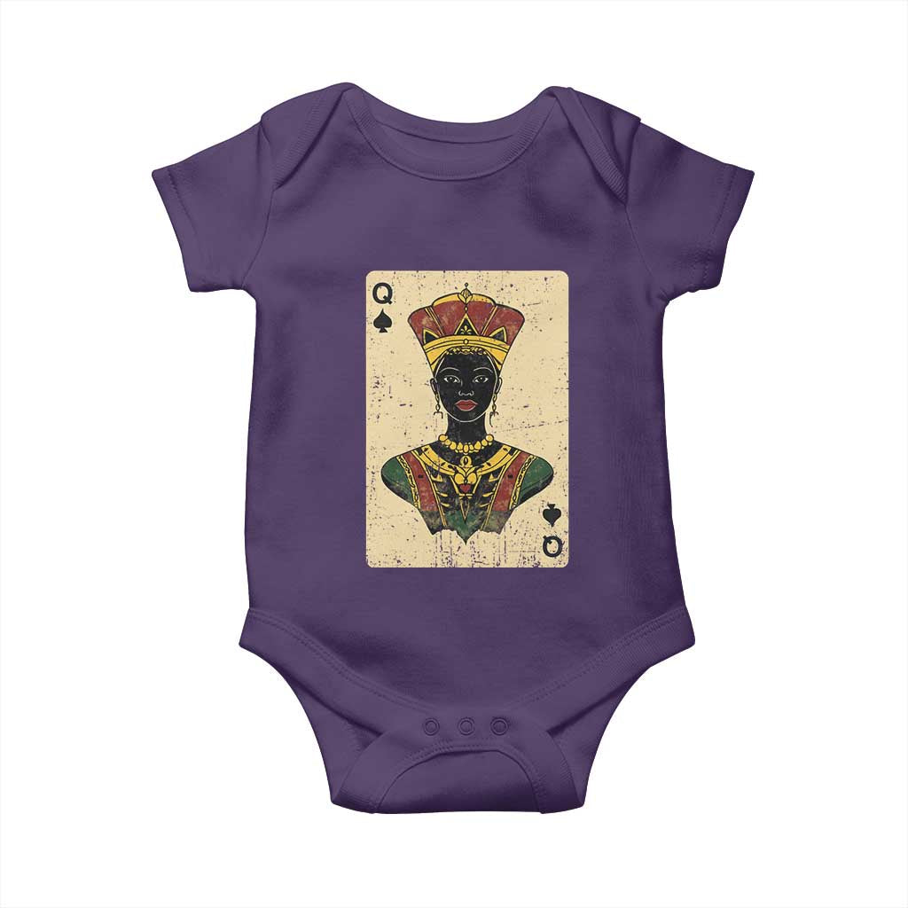 African Queen Card Black Pride Baby Onesie