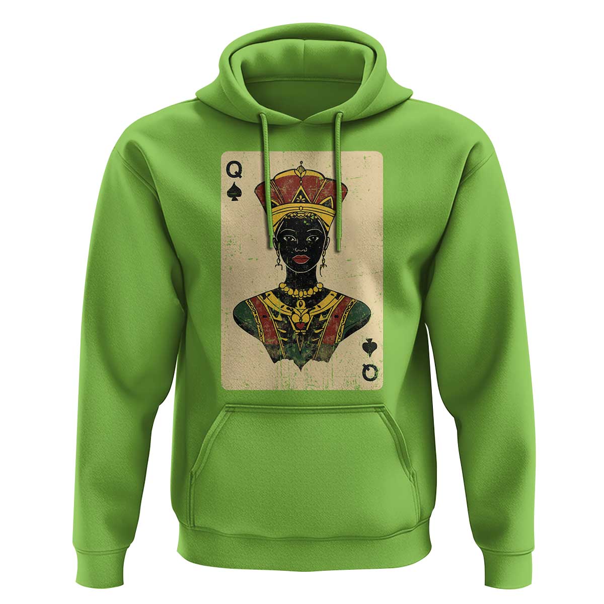 African Queen Card Black Pride Hoodie