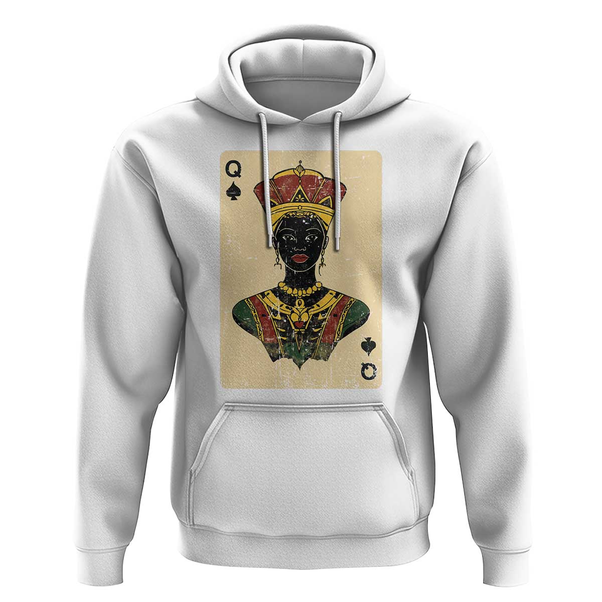 African Queen Card Black Pride Hoodie