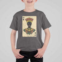 African Queen Card Black Pride T Shirt For Kid