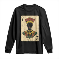 African Queen Card Black Pride Long Sleeve Shirt