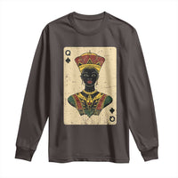 African Queen Card Black Pride Long Sleeve Shirt