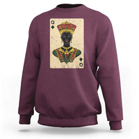 African Queen Card Black Pride Sweatshirt