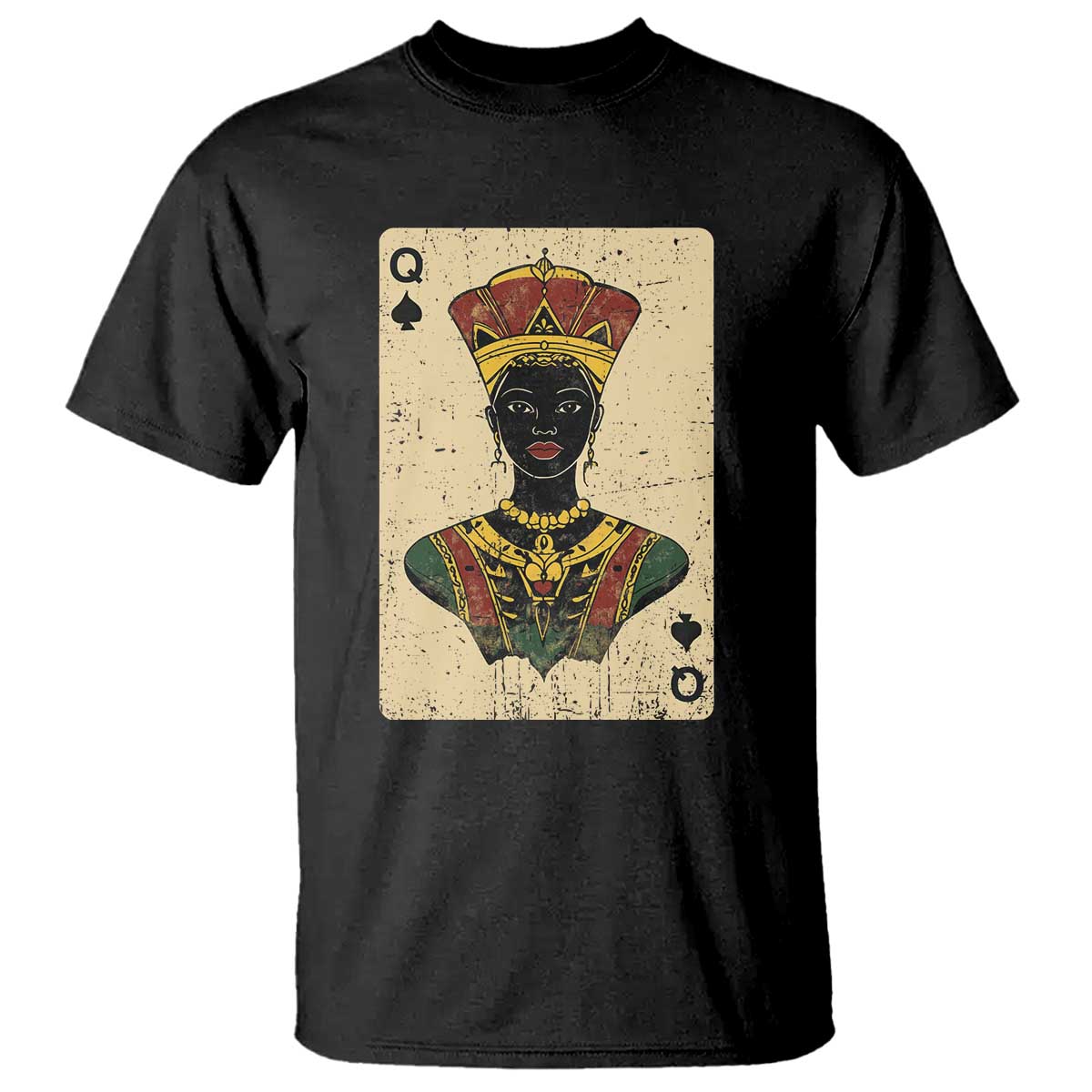 African Queen Card Black Pride T Shirt