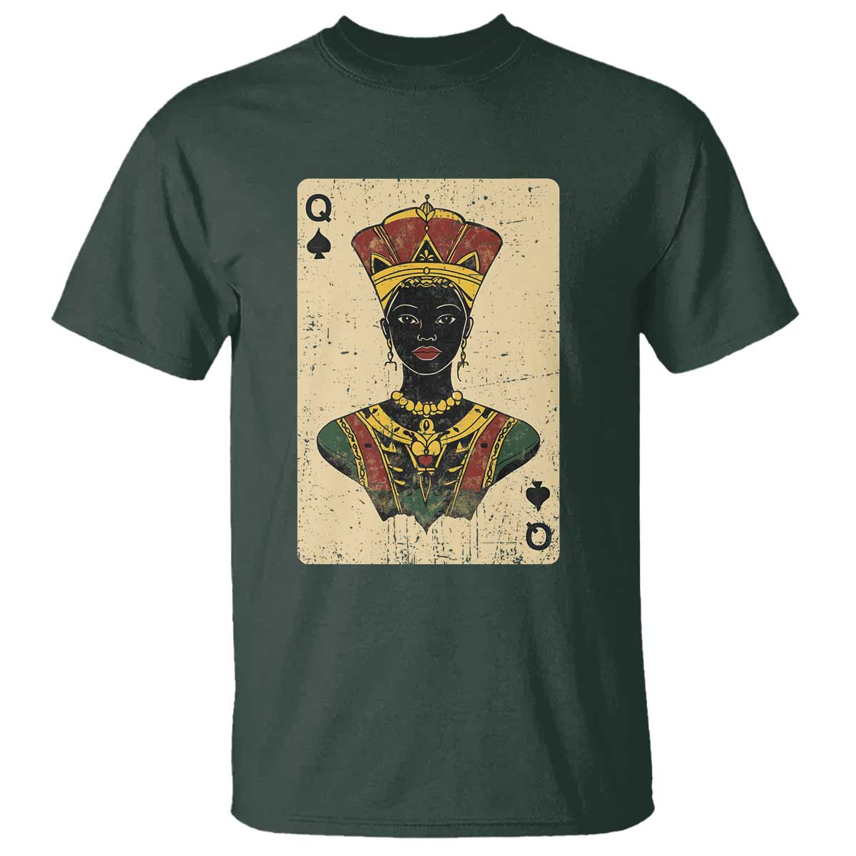 African Queen Card Black Pride T Shirt
