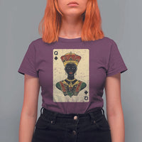 African Queen Card Black Pride T Shirt For Women