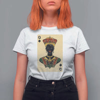 African Queen Card Black Pride T Shirt For Women
