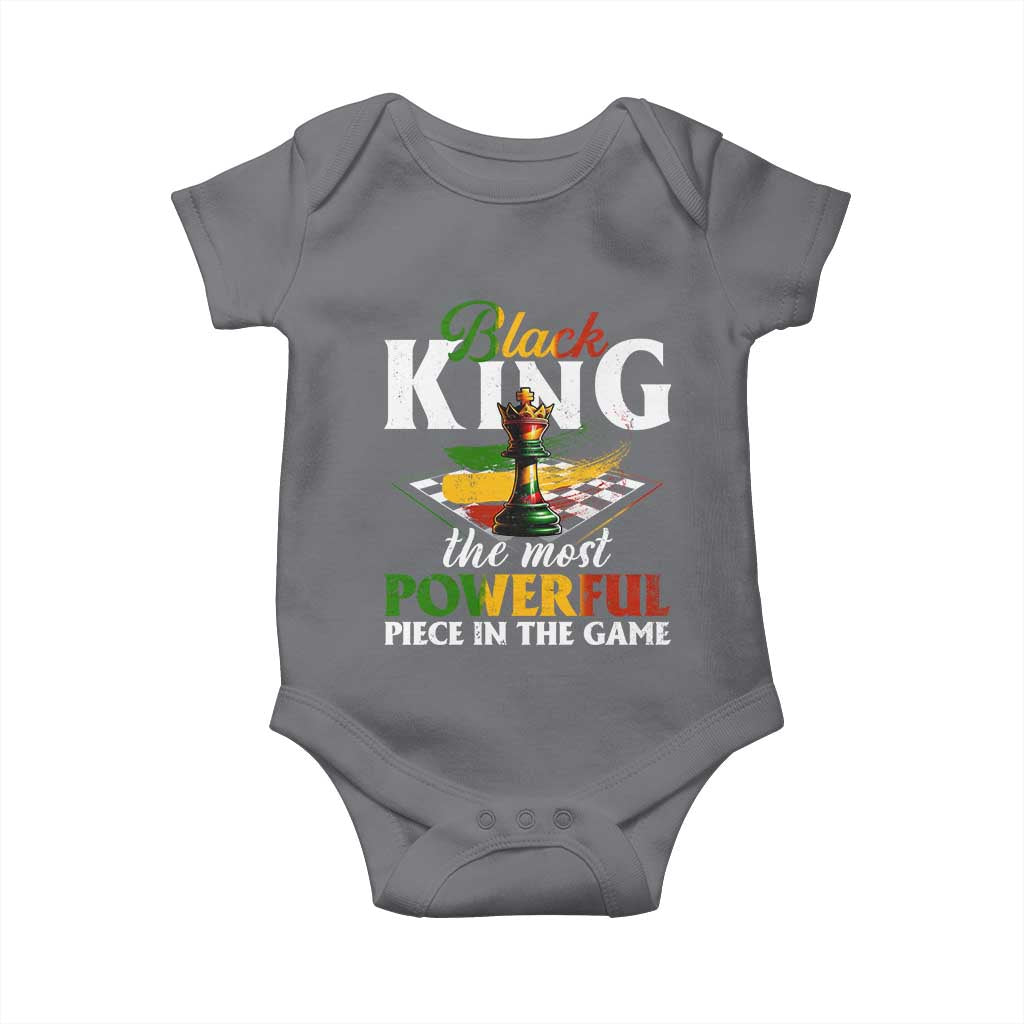 Black Pride Baby Onesie Black King The Most Powerful Piece In The Game