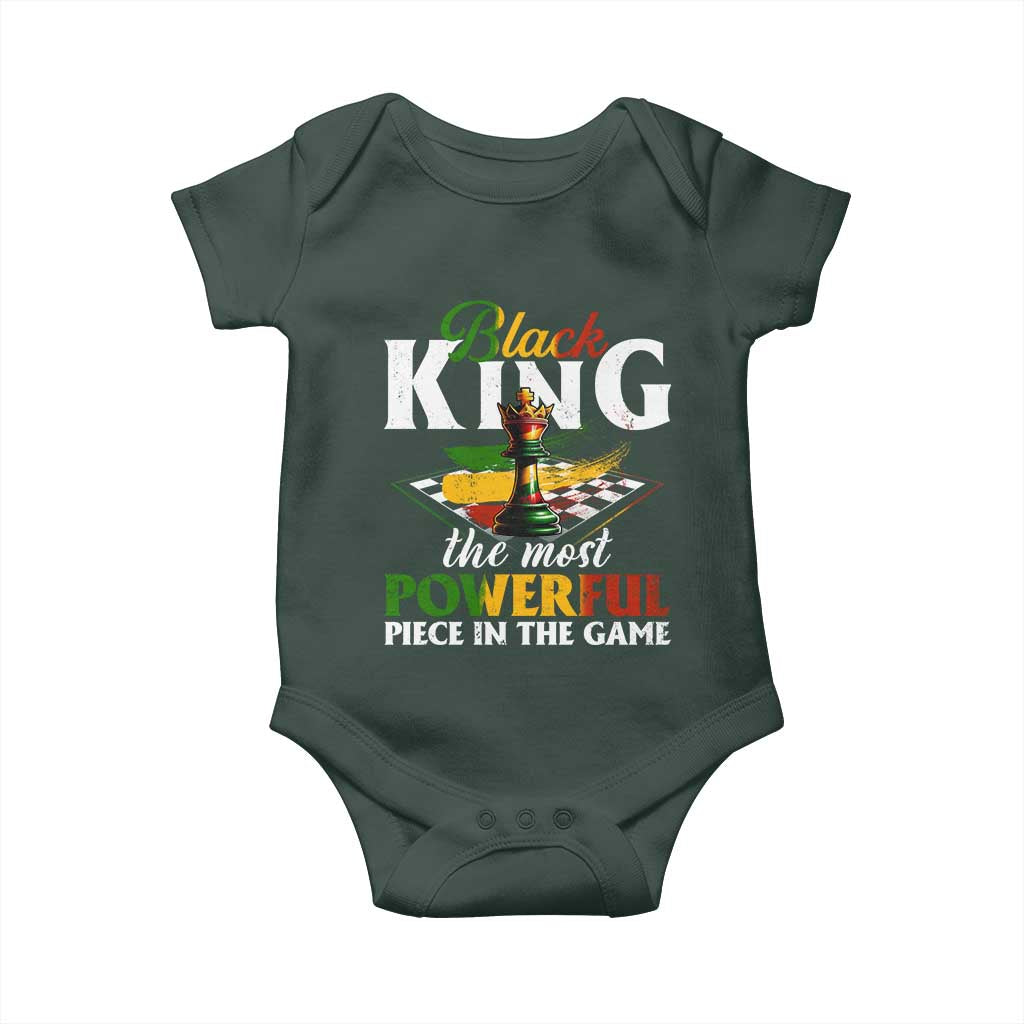 Black Pride Baby Onesie Black King The Most Powerful Piece In The Game