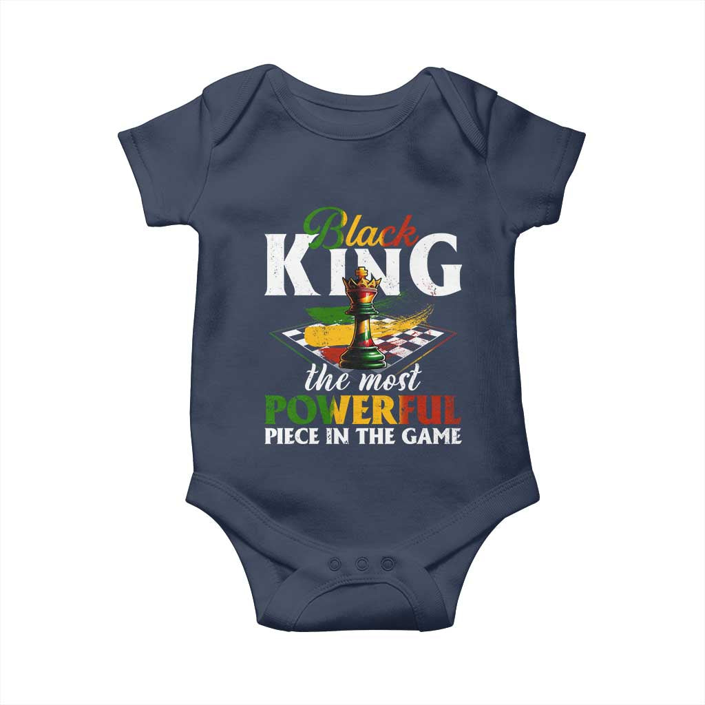 Black Pride Baby Onesie Black King The Most Powerful Piece In The Game