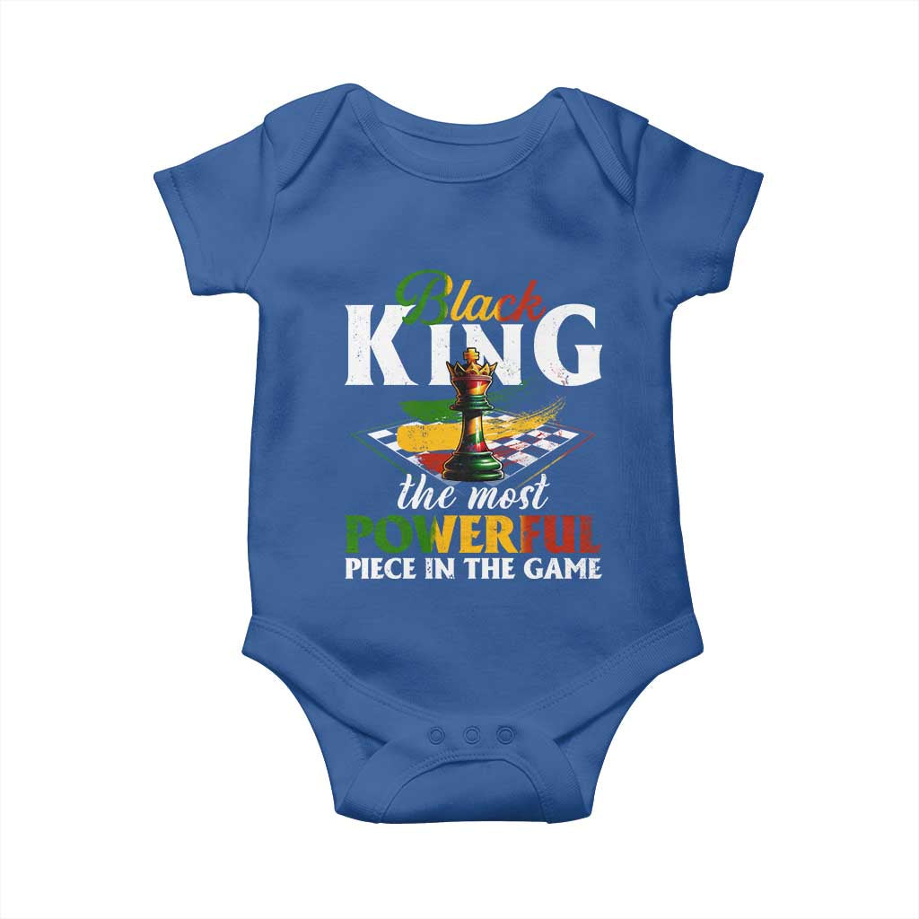 Black Pride Baby Onesie Black King The Most Powerful Piece In The Game