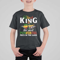 Black Pride T Shirt For Kid Black King The Most Powerful Piece In The Game