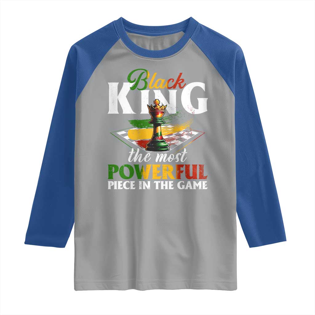Black Pride Raglan Shirt Black King The Most Powerful Piece In The Game