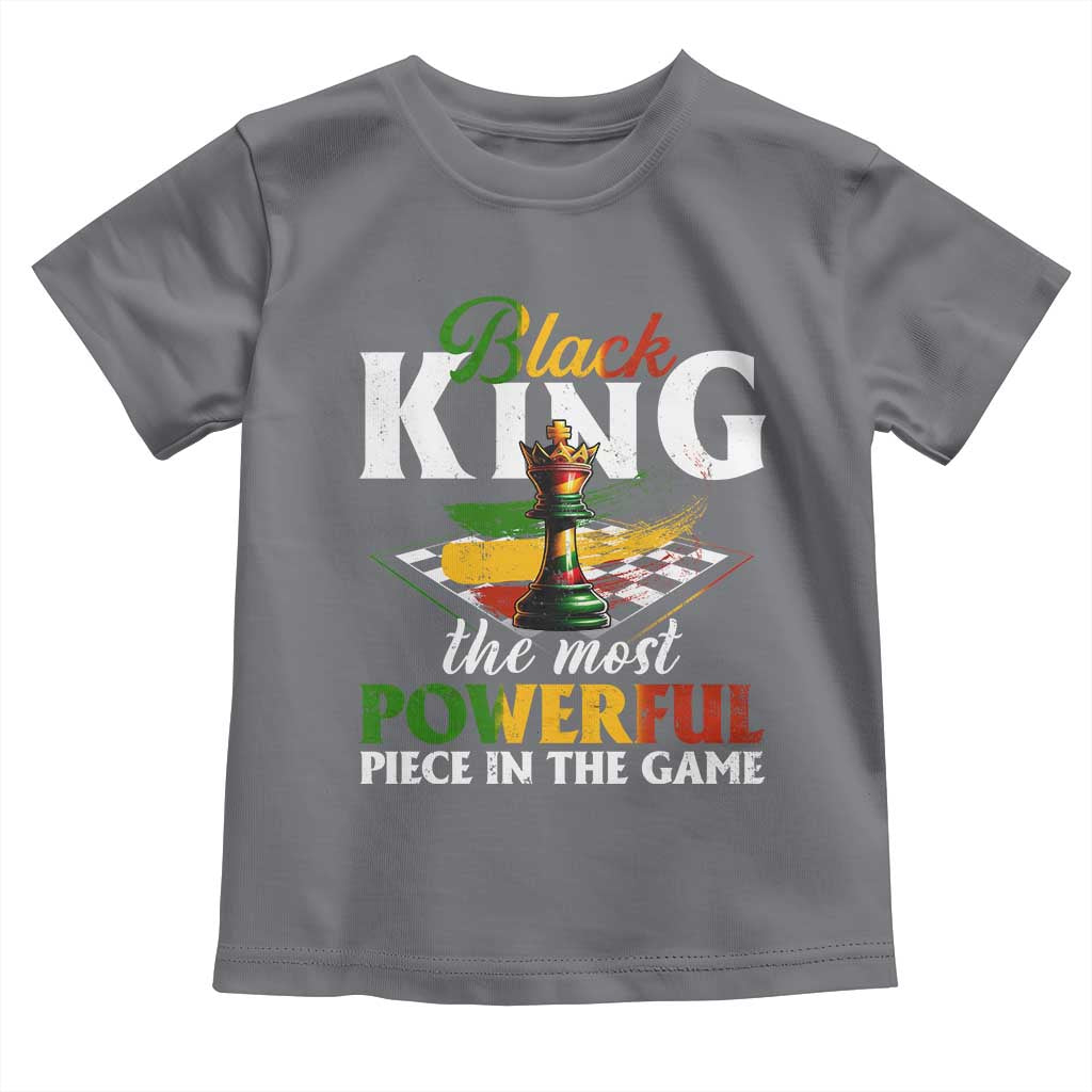 Black Pride Toddler T Shirt Black King The Most Powerful Piece In The Game