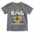 Black Pride Toddler T Shirt Black King The Most Powerful Piece In The Game